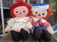 画像1: Vintage Raggedy Anne&Andy / Rug Doll Set #B (PJ599) (1)