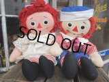 Vintage Raggedy Anne&Andy / Rug Doll Set #B (PJ599)
