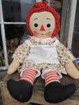 画像1: Vintage Raggedy Anne / Rug Doll 49cm (PJ593) (1)