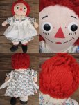 画像2: Vintage Raggedy Anne Rug Doll 38cm (PJ595) (2)