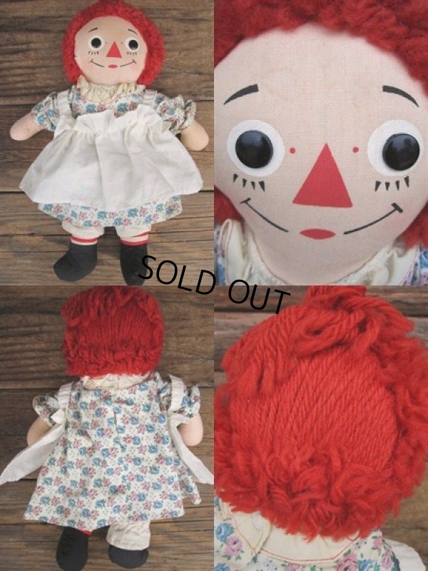 画像2: Vintage Raggedy Anne Rug Doll 38cm (PJ595)