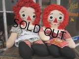 Vintage Raggedy Anne&Andy / Rug Doll Set #A (PJ598)
