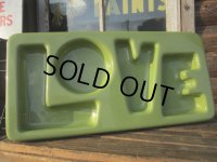 Vintage Plastic Tray LOVE (PJ610)