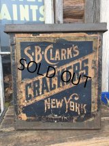 Vintage SB Clark's Crackers Tin Can (PJ624)