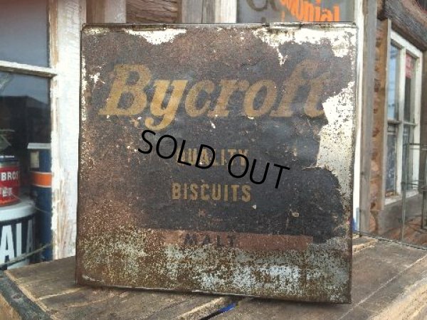 画像1: Vintage Bycroft Biscuit Tin Can (PJ626)