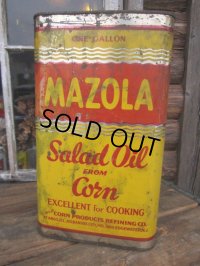 Vintage MAZOLA Salad Oil Can (PJ641)