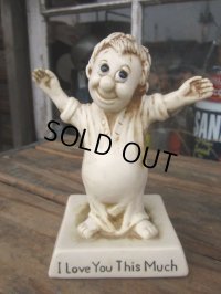 70s Vintage Massage Doll / I Love... #S (AC765)