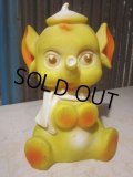 Vintage Rubber Doll Yellow Elephant (PJ647)