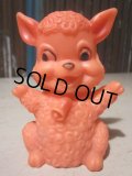 Vintage Rubber Doll Pink Lamb (PJ660)