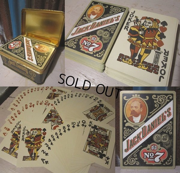 画像2: Vintage Jack Daniel's Playing Cards W/Tin Case (PJ679)