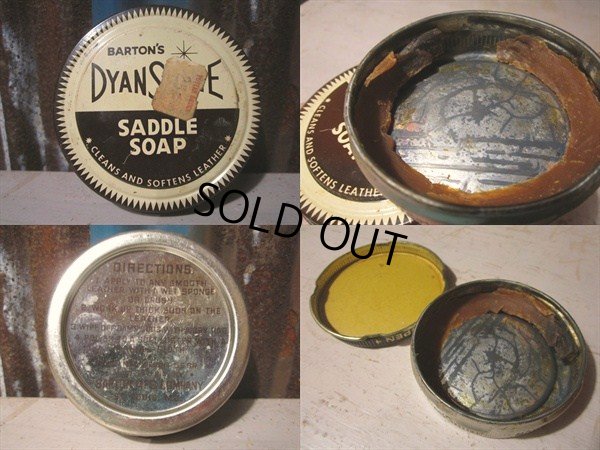 画像2: Vintage Tin Can / Dyan Shine Saccle Soap (PJ677)