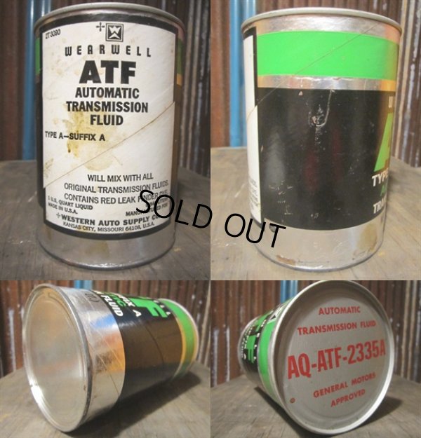画像2: SALE Vintage ATF Quart Can Motor Gas/Oil (PJ691) 