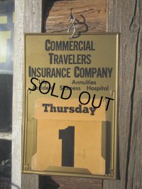 Vintage Calendar / Commercial Travelers Insurance  (PJ708)