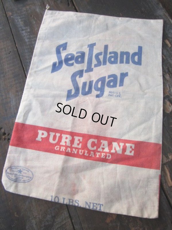 画像1: Vintage Sea Island Sugar Bag (PJ711)