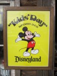 画像1: Vintage Disney Kid's Day Poster W/Frame (PJ713) (1)