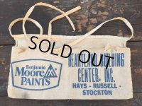 Vintage Carpenter Nail Apron / Moore Paints (PJ727)
