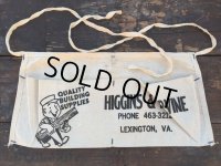 Vintage Carpenter Nail Apron / HIGGINS & IRVINE (PJ725)