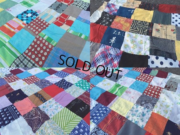 画像3: Vintage Fabric Patchwork #D (PJ738) 