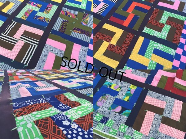 画像3: Vintage Fabric Patchwork #A (PJ735) 