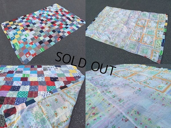 画像2: Vintage Fabric Patchwork #D (PJ738) 