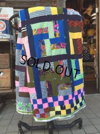 Vintage Fabric Patchwork #A (PJ735) 