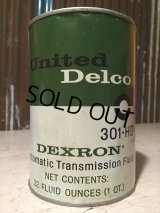 SALE Vintage United Delco Quart Can Motor Gas/Oil (PJ770) 