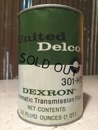 SALE Vintage United Delco Quart Can Motor Gas/Oil (PJ770) 