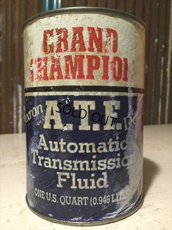 画像1: SALE Vintage Grand Champion Quart Can Motor Gas/Oil (PJ766) 