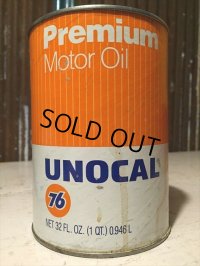 SALE Vintage UNOCAL76 #B Quart Can Motor Gas/Oil (PJ759) 