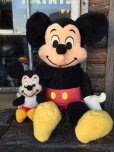 画像1: Vintage Mickey Plush Doll 100cm (PJ782)  (1)