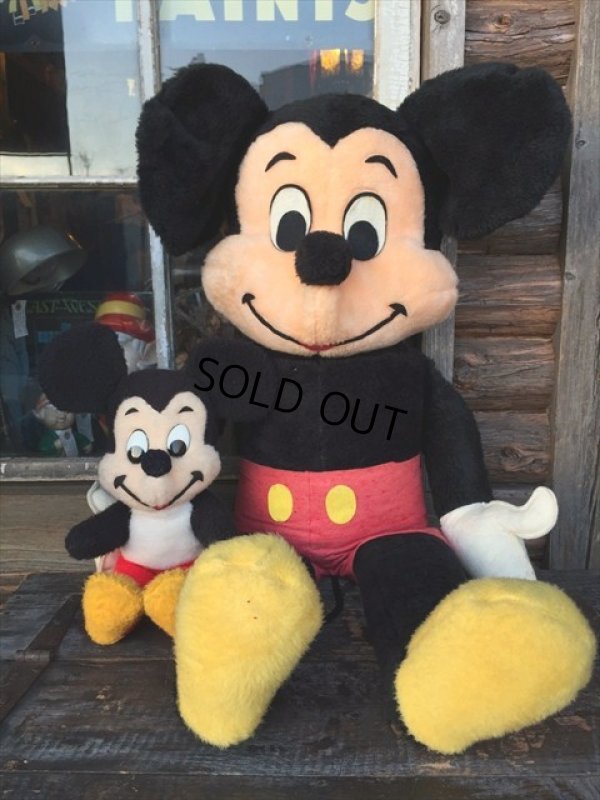 画像1: Vintage Mickey Plush Doll 100cm (PJ782) 