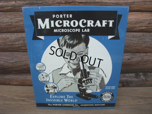 画像1: Vintage Porter Microcraft Microscope Lab Set (PJ790) 