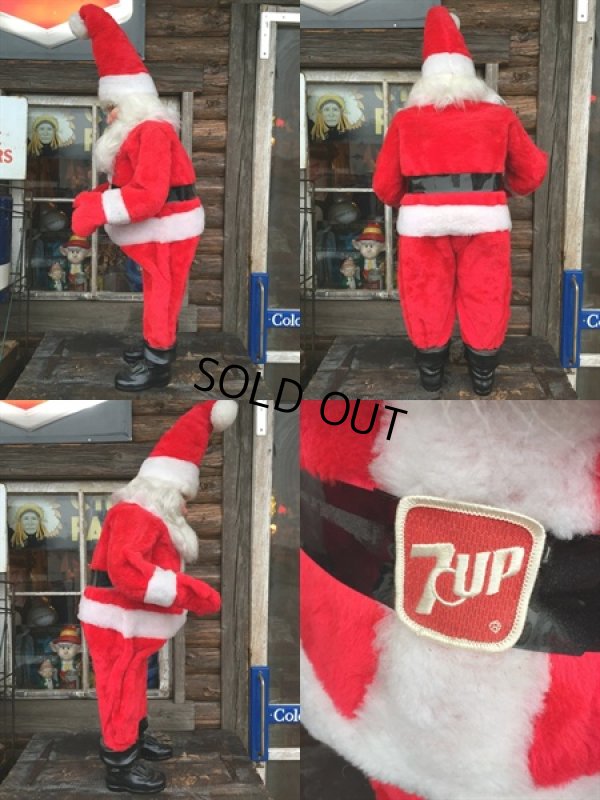 画像2: Large!! Vintage 7Up Santa Claus Store Display  (PJ806) 