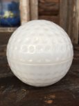 画像1: Vintage Milk Glass Case/  GolfBall  (PJ813) (1)