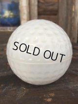 Vintage Milk Glass Case/  GolfBall  (PJ813)