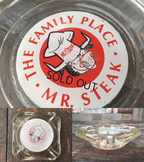 画像2: Vintage Restaurant Ashtray MR.STEAK (PJ861) 