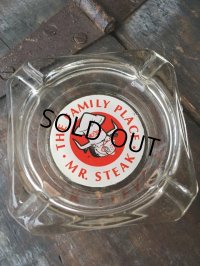 Vintage Restaurant Ashtray MR.STEAK (PJ861) 
