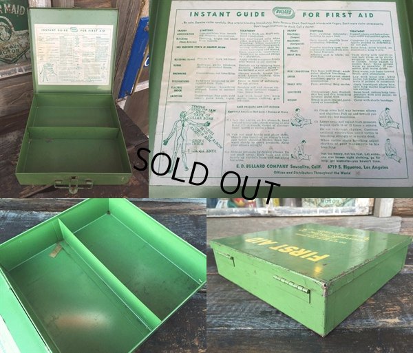 画像3: Vintage SP First AID Cabinet Box (PJ880)