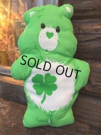 80s Vintage Care Bear Pillow Doll / Good Luck (PJ913)
