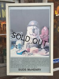 SUDS McHENRY Store Display Poster (PJ879)