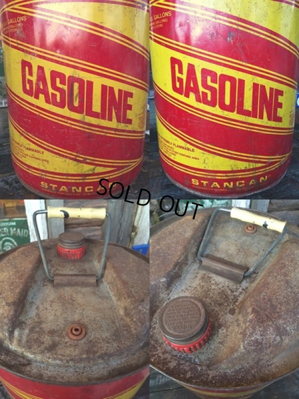 画像3: Vintage GASOLINE 5GL Motor Gas/Oil (PJ930) 