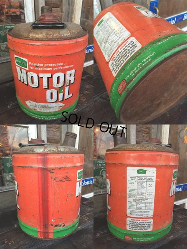 画像2: Vintage Farm Oyl 5GL Motor Oil Can (PJ923) 