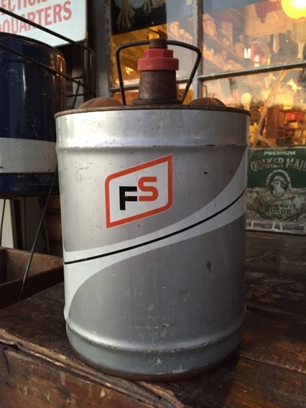 画像1: Vintage FS 5GL Motor Gas/Oil Can #A (PJ922) 