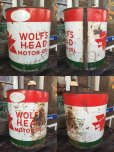 画像2: Vintage Wolf's Head 5GL Motor Gas/Oil Can (PJ925)  (2)