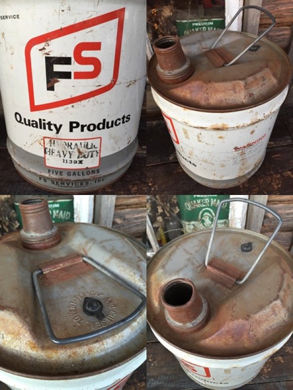 画像3: Vintage FS 5GL Motor Gas/Oil Can #B (PJ926) 