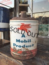 Vintage Mobil 5GL Motor Gas/Oil (PJ928) 