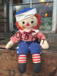 Vintage Raggedy Andy Rug Doll 39cm (PJ948)