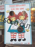 Vintage Raggedy Ann & Andy Bean Bag Game (PJ942)