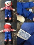 画像2: Vintage Raggedy Andy Rug Doll 39cm (PJ948) (2)