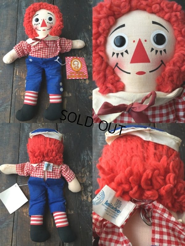 画像2: Vintage Raggedy Andy Rug Doll 38cm (PJ947)